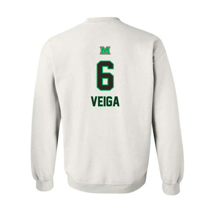 Marshall - NCAA Men's Soccer : Gustavo Veiga - Generic Shersey Crewneck Sweatshirt