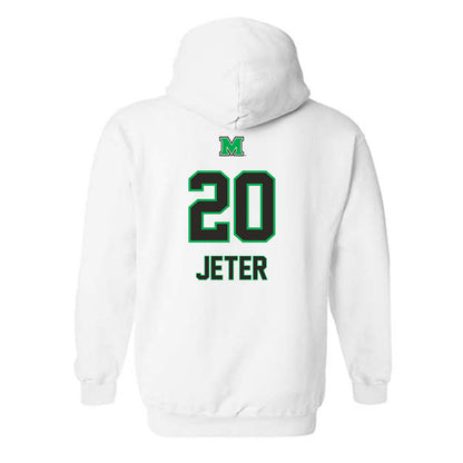 Marshall - NCAA Football : TaShawn Jeter - Generic Shersey Hooded Sweatshirt-1