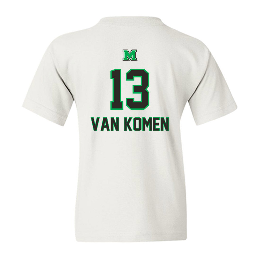 Marshall - NCAA Men's Basketball : Matthew Van Komen - Generic Shersey Youth T-Shirt-1