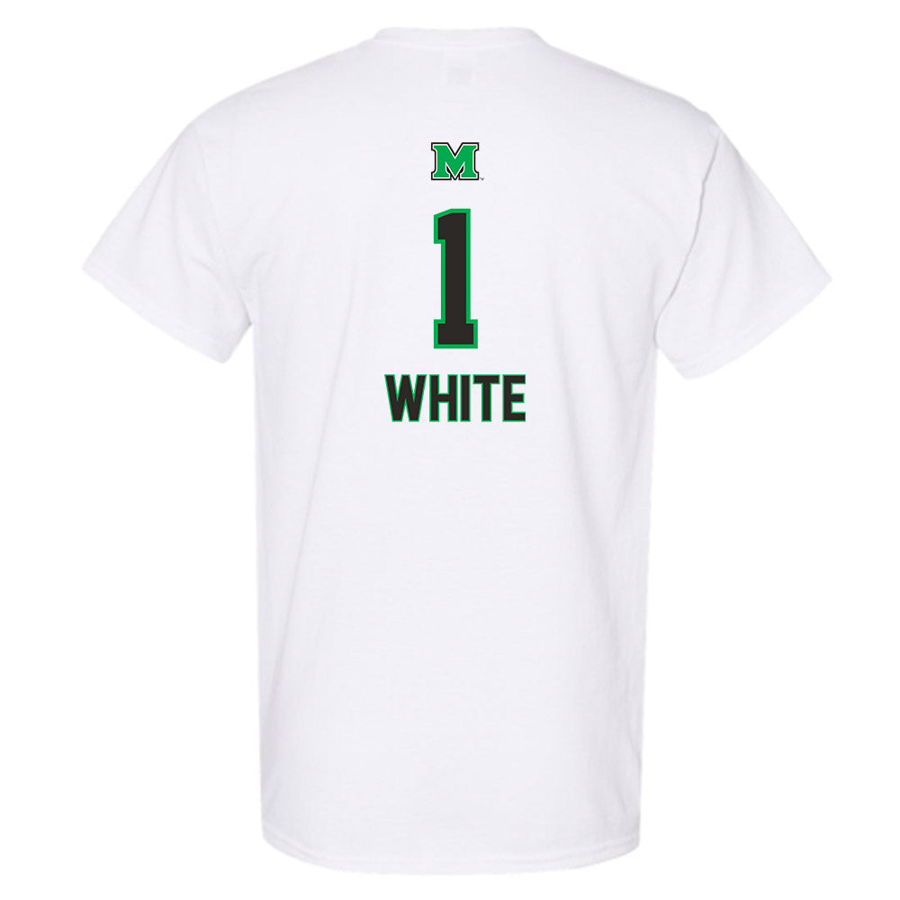 Marshall - NCAA Men's Basketball : Kaiden White - Generic Shersey T-Shirt-1