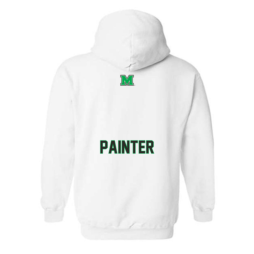 Marshall - NCAA Men's Track & Field : Addison Painter - Generic Shersey Hooded Sweatshirt-1