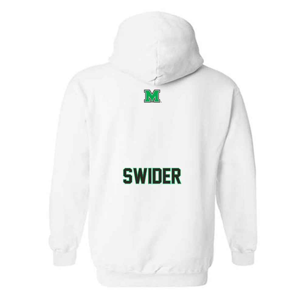 Marshall - NCAA Men's Track & Field : Grant Swider - Generic Shersey Hooded Sweatshirt