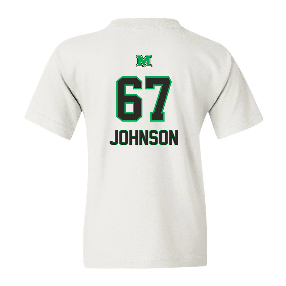 Marshall - NCAA Football : Caden Johnson - Generic Shersey Youth T-Shirt