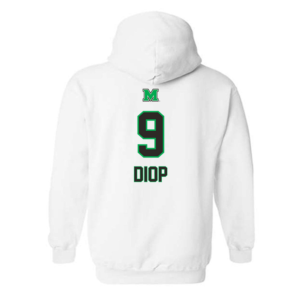 Marshall - NCAA Men's Soccer : Ibrahima Diop - Generic Shersey Hooded Sweatshirt