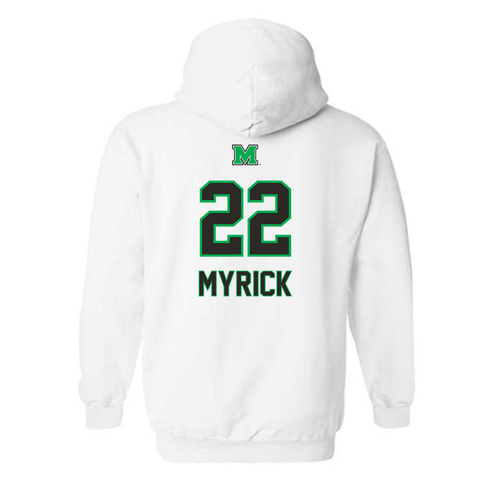 Marshall - NCAA Football : Corey Myrick - Generic Shersey Hooded Sweatshirt