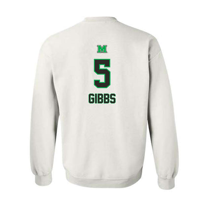 Marshall - NCAA Men's Basketball : Cade Gibbs - Generic Shersey Crewneck Sweatshirt