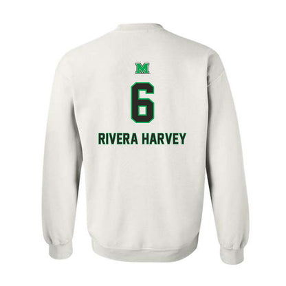 Marshall - NCAA Football : Jalil Rivera Harvey - Generic Shersey Crewneck Sweatshirt-1