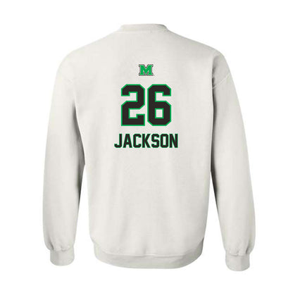 Marshall - NCAA Football : Siddiq Jackson - Generic Shersey Crewneck Sweatshirt