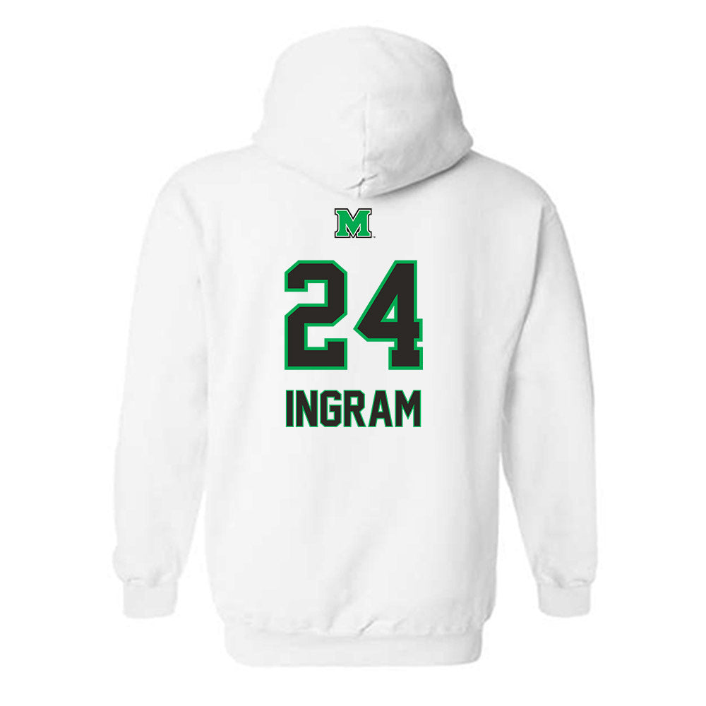 Marshall - NCAA Women's Basketball : Kassie Ingram - Generic Shersey Hooded Sweatshirt