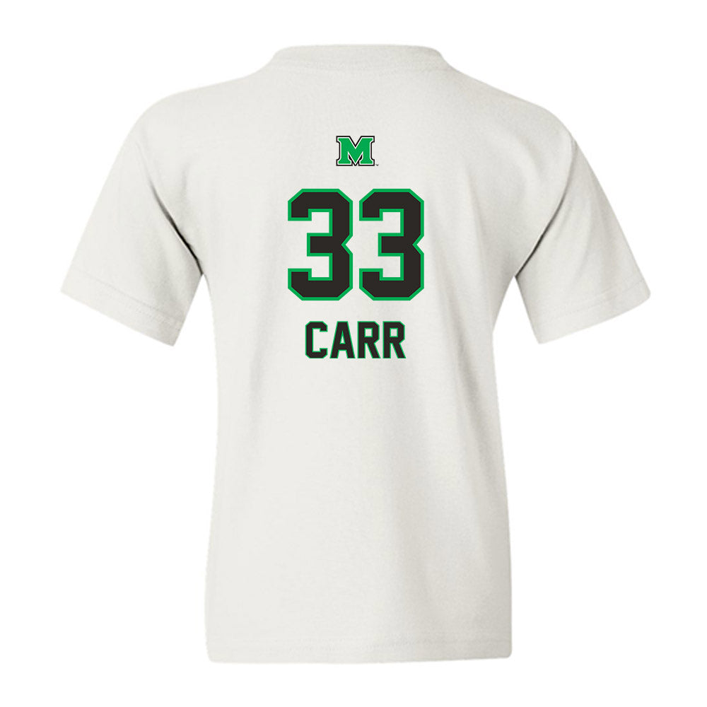 Marshall - NCAA Football : Rashawn Carr - Generic Shersey Youth T-Shirt-1