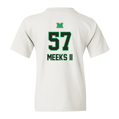 Marshall - NCAA Football : Eric Meeks II - Generic Shersey Youth T-Shirt-1