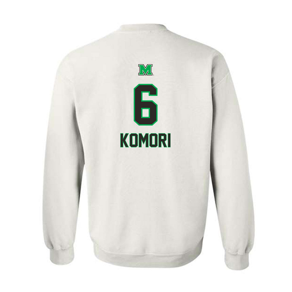Marshall - NCAA Women's Soccer : Ami Komori - Generic Shersey Crewneck Sweatshirt-1