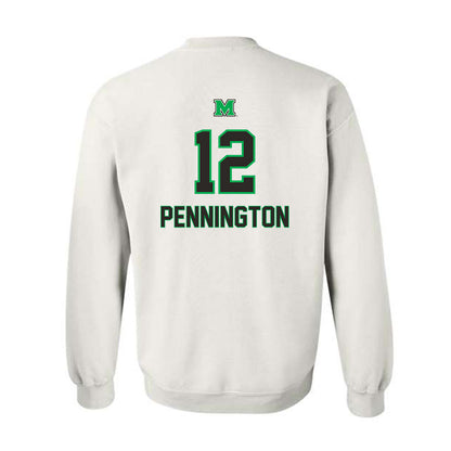 Marshall - NCAA Football : Cole Pennington - Generic Shersey Crewneck Sweatshirt