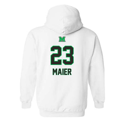 Marshall - NCAA Women's Basketball : Meredith Maier - Generic Shersey Hooded Sweatshirt