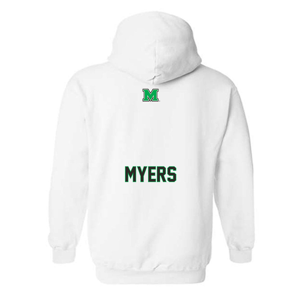 Marshall - NCAA Men's Cross Country : Conner Myers - Generic Shersey Hooded Sweatshirt-1