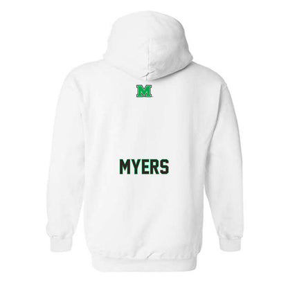 Marshall - NCAA Men's Cross Country : Conner Myers - Generic Shersey Hooded Sweatshirt-1