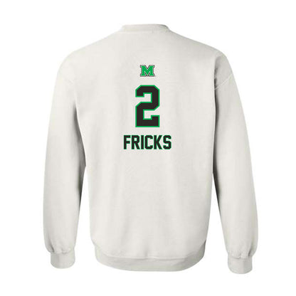 Marshall - NCAA Men's Basketball : Wyatt Fricks - Generic Shersey Crewneck Sweatshirt