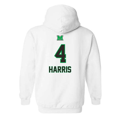 Marshall - NCAA Football : DeMarcus Harris - Generic Shersey Hooded Sweatshirt