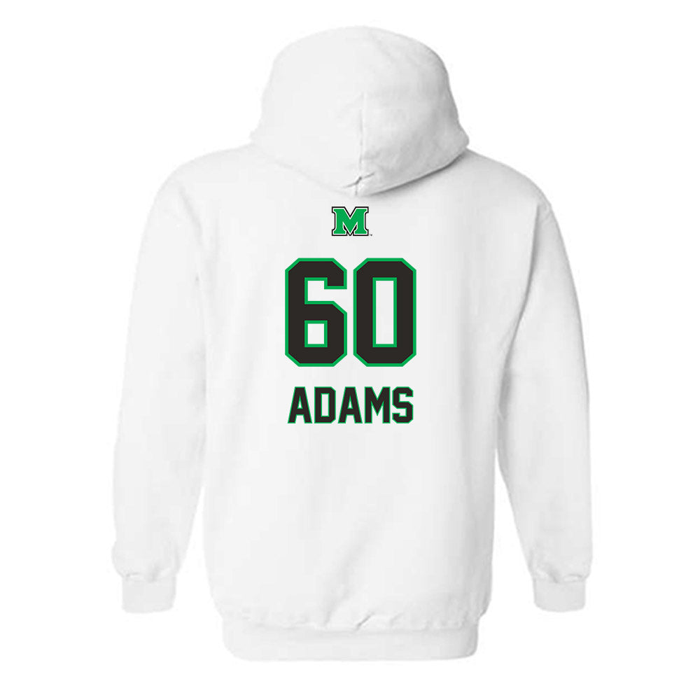 Marshall - NCAA Football : Shunmarkus Adams - Generic Shersey Hooded Sweatshirt-1