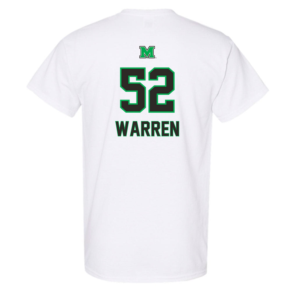 Marshall - NCAA Football : Mikailin Warren - Generic Shersey T-Shirt