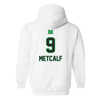 Marshall - NCAA Football : Elijah Metcalf - Generic Shersey Hooded Sweatshirt