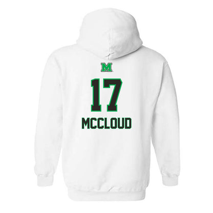 Marshall - NCAA Baseball : Branson McCloud - Generic Shersey Hooded Sweatshirt