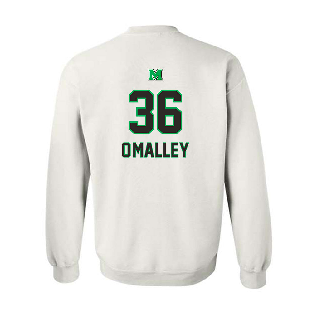 Marshall - NCAA Baseball : Austin O'Malley - Generic Shersey Crewneck Sweatshirt