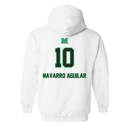Marshall - NCAA Women's Soccer : Nicole Navarro Aguilar - Generic Shersey Hooded Sweatshirt-1