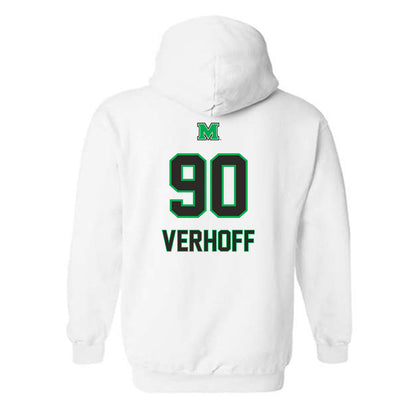 Marshall - NCAA Football : Rece Verhoff - Generic Shersey Hooded Sweatshirt