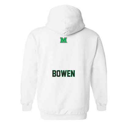 Marshall - NCAA Men's Track & Field : Caden Bowen - Generic Shersey Hooded Sweatshirt