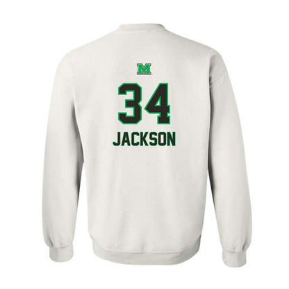 Marshall - NCAA Football : Stanley Jackson - Generic Shersey Crewneck Sweatshirt-1