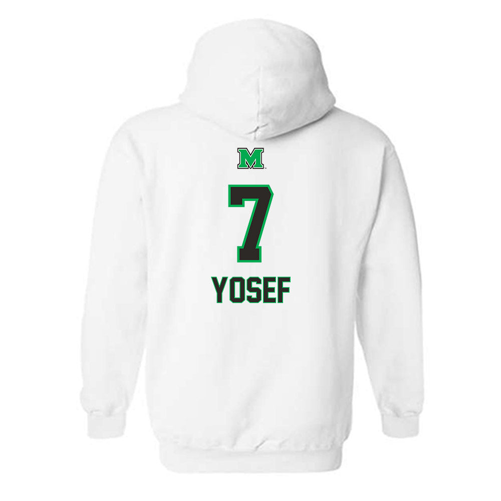 Marshall - NCAA Men's Soccer : Milo Yosef - Generic Shersey Hooded Sweatshirt