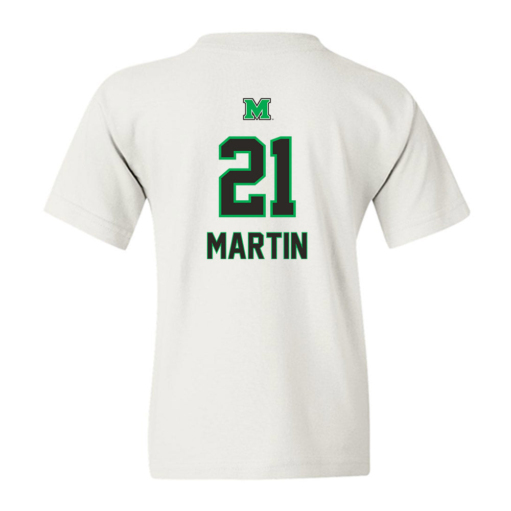 Marshall - NCAA Football : Tyas Martin - Generic Shersey Youth T-Shirt-1