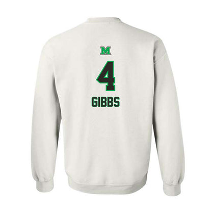 Marshall - NCAA Men's Basketball : Jakob Gibbs - Generic Shersey Crewneck Sweatshirt