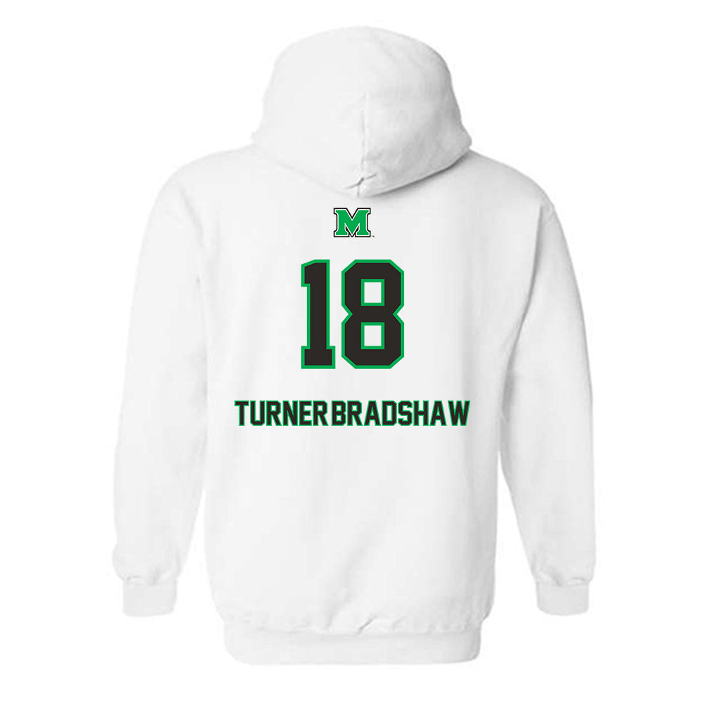 Marshall - NCAA Football : Zay Turner-Bradshaw - Generic Shersey Hooded Sweatshirt-1