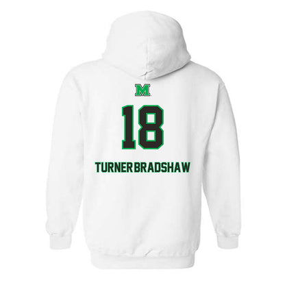 Marshall - NCAA Football : Zay Turner-Bradshaw - Generic Shersey Hooded Sweatshirt-1