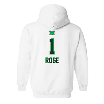 Marshall - NCAA Men's Soccer : Daniel Rose - Generic Shersey Hooded Sweatshirt