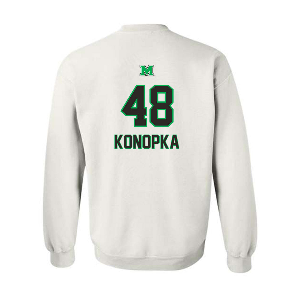 Marshall - NCAA Football : Dominic Konopka - Generic Shersey Crewneck Sweatshirt