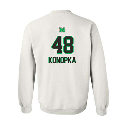 Marshall - NCAA Football : Dominic Konopka - Generic Shersey Crewneck Sweatshirt