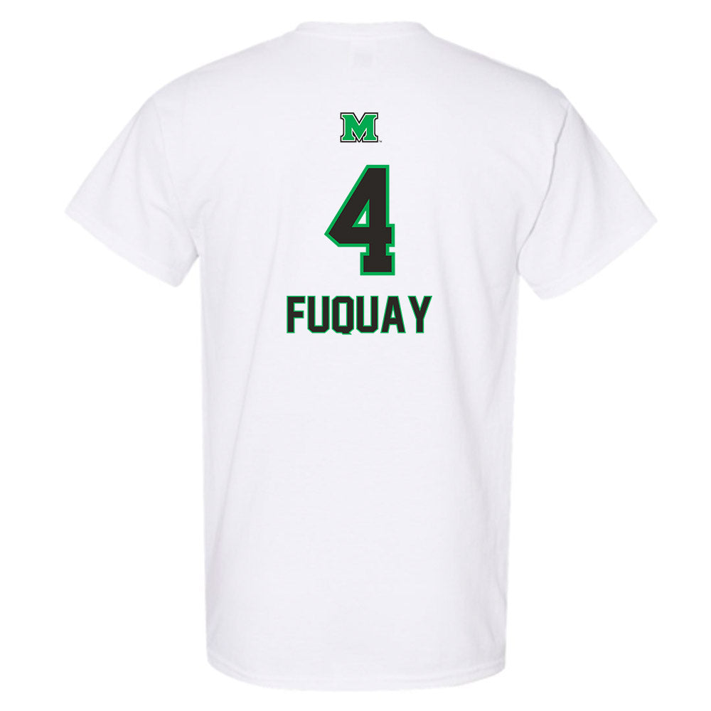 Marshall - NCAA Men's Basketball : Andrew Fuquay - Generic Shersey T-Shirt-1