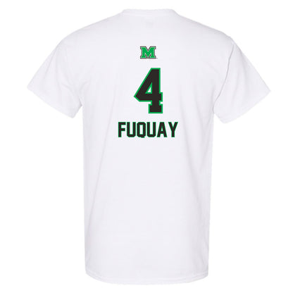 Marshall - NCAA Men's Basketball : Andrew Fuquay - Generic Shersey T-Shirt-1