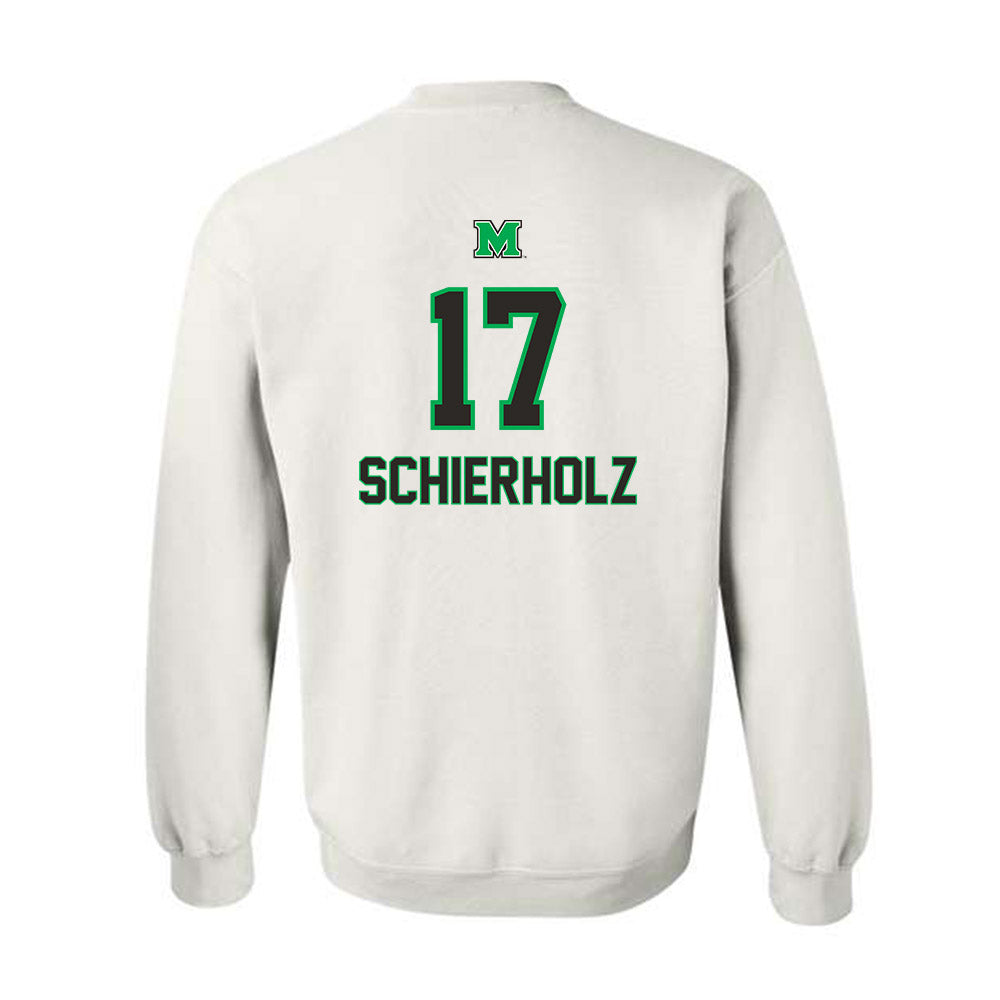 Marshall - NCAA Football : Jack Schierholz - Generic Shersey Crewneck Sweatshirt