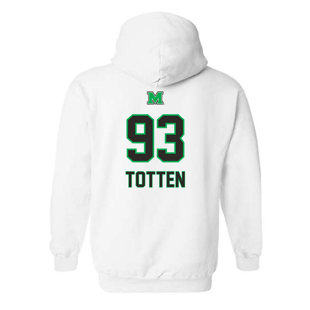 Marshall - NCAA Football : Nathan Totten - Generic Shersey Hooded Sweatshirt