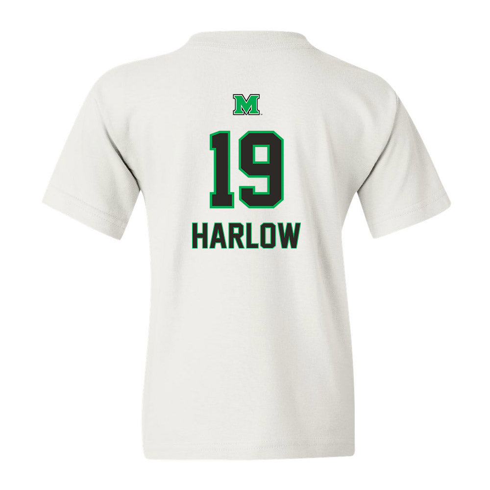 Marshall - NCAA Baseball : Andrew Harlow - Generic Shersey Youth T-Shirt