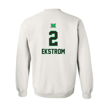 Marshall - NCAA Women's Soccer : Kajsa Ekstrom - Generic Shersey Crewneck Sweatshirt