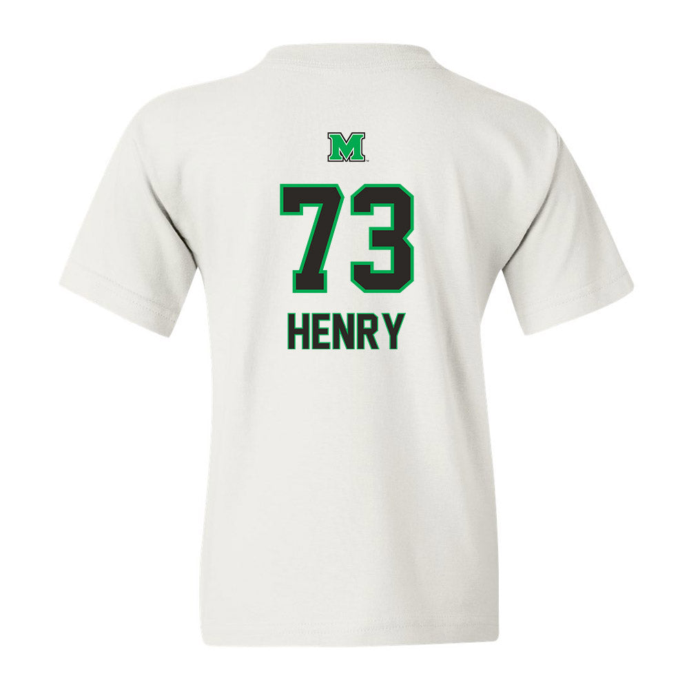 Marshall - NCAA Football : Treaden Henry - Generic Shersey Youth T-Shirt