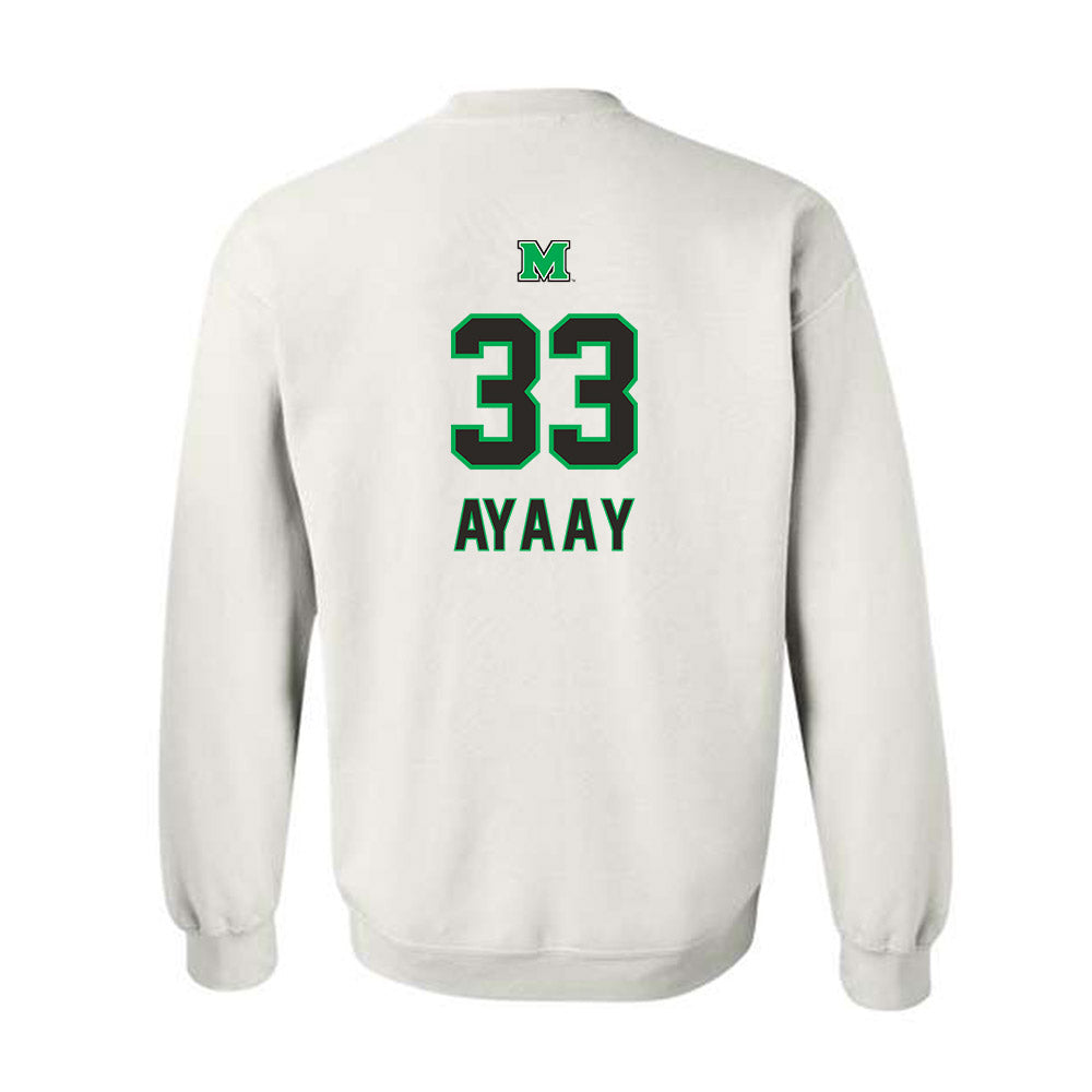 Marshall - NCAA Football : Jonny Aya-ay - Generic Shersey Crewneck Sweatshirt