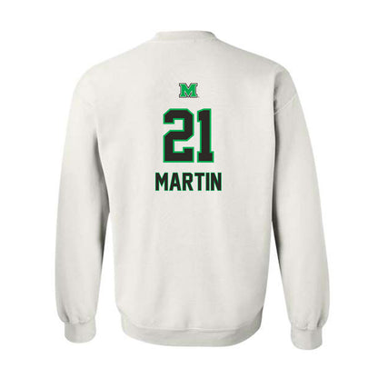 Marshall - NCAA Football : Tyas Martin - Generic Shersey Crewneck Sweatshirt-1
