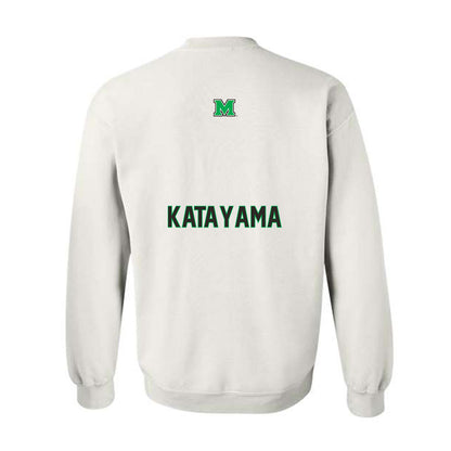 Marshall - NCAA Women's Swimming & Diving : Klava Katayama - Generic Shersey Crewneck Sweatshirt