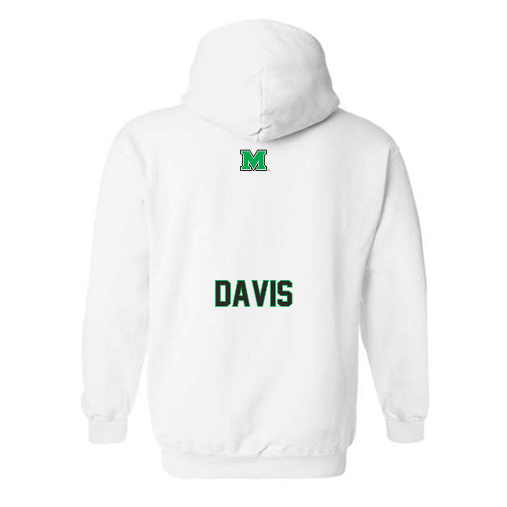 Marshall - NCAA Men's Track & Field : Mekhi Davis - Generic Shersey Hooded Sweatshirt